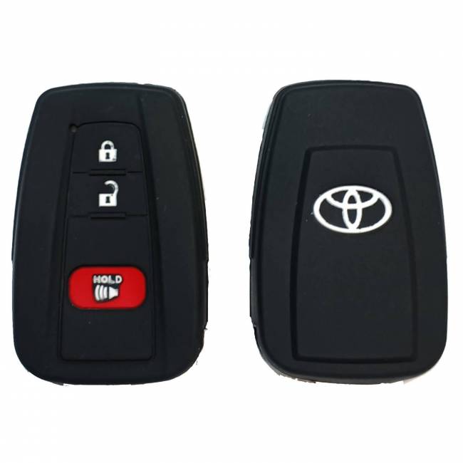 Чехол силиконовый смарт ключа TOYOTA 2+1 кнопки (с лого) — для бизнеса и офиса Чехол силиконовый смарт ключа TOYOTA 2+1 кнопки (с лого) — для бизнеса и офиса