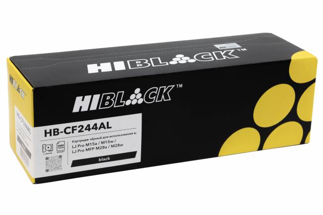 Картридж Hi-Black (HB-CF244AL) для HP LJ Pro M15/M15a/Pro MFP M28a/M28w, 2K (увелич. ресурс) — для бизнеса и офиса Картридж Hi-Black (HB-CF244AL) для HP LJ Pro M15/M15a/Pro MFP M28a/M28w, 2K (увелич. ресурс) — для бизнеса и офиса