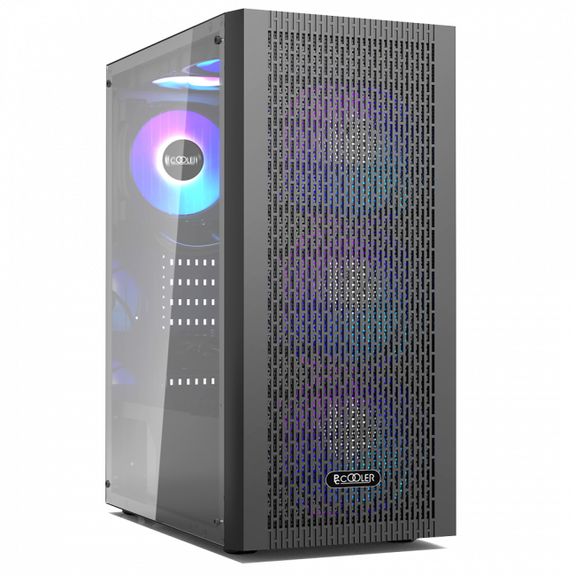 Корпус без блока питания PcCooler MA100 MESH BK — для бизнеса и офиса