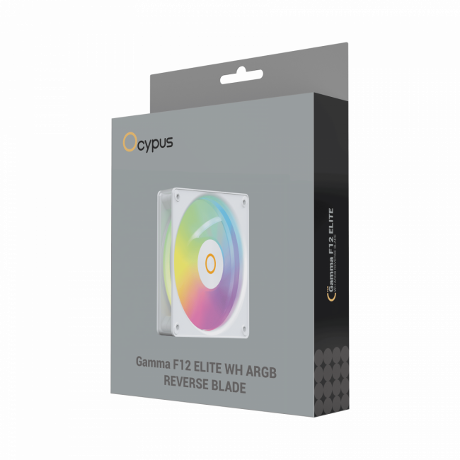 Кулер для корпуса Ocypus Gamma-F12-WH1AM01E-GL — для бизнеса и офиса