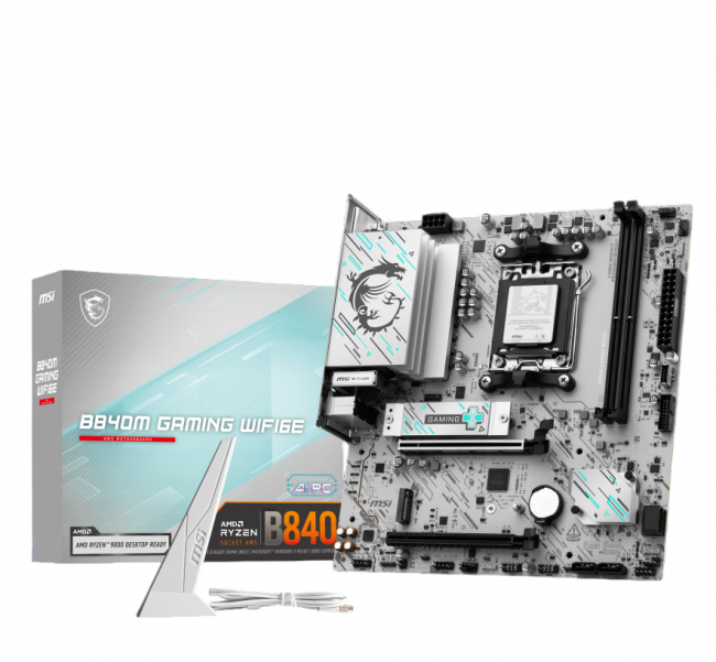 Материнская плата MSI B840M GAMING WIFI6E — для бизнеса и офиса Материнская плата MSI B840M GAMING WIFI6E — для бизнеса и офиса