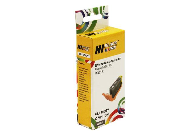 Картридж Hi-Black (HB-CLI-426GY) для Canon PIXMA MG6140/8140, GY — для бизнеса и офиса Картридж Hi-Black (HB-CLI-426GY) для Canon PIXMA MG6140/8140, GY — для бизнеса и офиса