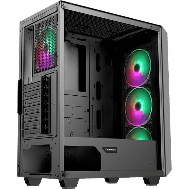 Компьютерный корпус, без блока питания ATX GameMax Revolt — для бизнеса и офиса Компьютерный корпус, без блока питания ATX GameMax Revolt — для бизнеса и офиса