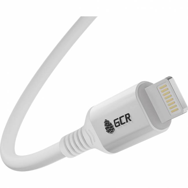 GCR Кабель PREMIUM 1.0m TypeC/Lightning MFI POWER DELIVERY 18 W, быстрая зарядка, белый силикон, AL case белый, белый ПВХ, GCR-53533 Кабель Greenconnect 1 м (GCR-53533) — для бизнеса и офиса GCR Кабель PREMIUM 1.0m TypeC/Lightning MFI POWER DELIVERY 18 W, быстрая зарядка, белый силикон, AL case белый, белый ПВХ, GCR-53533 Кабель Greenconnect 1 м (GCR-53533) — для бизнеса и офиса