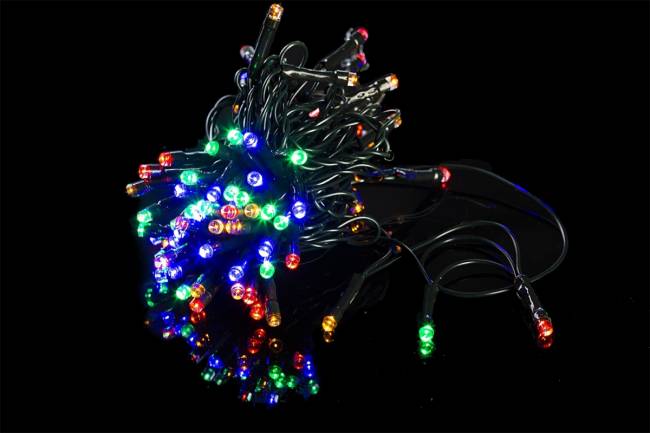 Гирлянда Гирлянда 200LED 220V, 8 режимов, 20 м, нить, разноцветная — для бизнеса и офиса Гирлянда Гирлянда 200LED 220V, 8 режимов, 20 м, нить, разноцветная — для бизнеса и офиса
