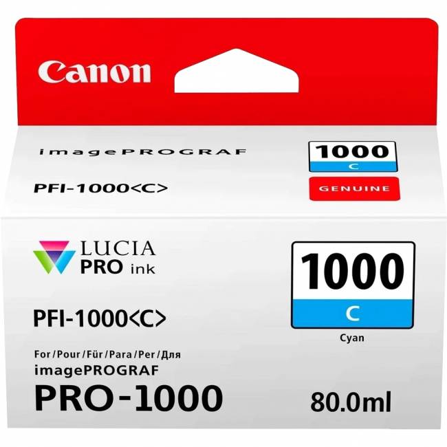 Картридж Canon PFI-1000 C (0547C001) — для бизнеса и офиса Картридж Canon PFI-1000 C (0547C001) — для бизнеса и офиса