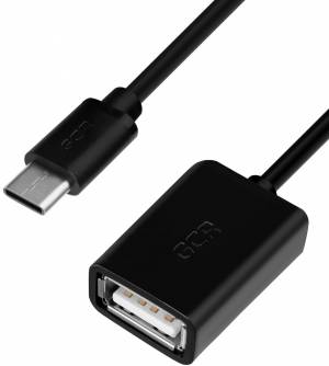 Greenconnect Адаптер переходник OTG 0.5m USB 2.0, CM/AF, черный, 28/28 AWG, экран, армированный, морозостойкий, GCR-UCO1AF-BB2S-0.5m Greenconnect OTG 0.5м USB 2.0, CM/AF, черный, 28/28 AWG, экран, армированный, морозостойкий, GCR-UCO1AF-BB2S-0.5m