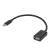 Greenconnect Адаптер переходник OTG 0.5m USB 2.0, CM/AF, черный, 28/28 AWG, экран, армированный, морозостойкий, GCR-UCO1AF-BB2S-0.5m Greenconnect OTG 0.5м USB 2.0, CM/AF, черный, 28/28 AWG, экран, армированный, морозостойкий, GCR-UCO1AF-BB2S-0.5m — для бизнеса и офиса