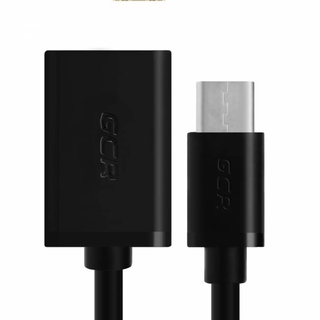 Greenconnect Адаптер переходник OTG 0.5m USB 2.0, CM/AF, черный, 28/28 AWG, экран, армированный, морозостойкий, GCR-UCO1AF-BB2S-0.5m Greenconnect OTG 0.5м USB 2.0, CM/AF, черный, 28/28 AWG, экран, армированный, морозостойкий, GCR-UCO1AF-BB2S-0.5m — для бизнеса и офиса