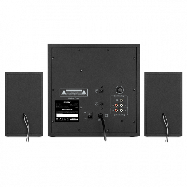 Акустическая система SVEN MS-2085, черный (60 Вт, Bluetooth, подсветка, пульт, дисплей, FM, USB, SD) Sven SV-020101 — для бизнеса и офиса Акустическая система SVEN MS-2085, черный (60 Вт, Bluetooth, подсветка, пульт, дисплей, FM, USB, SD) Sven SV-020101 — для бизнеса и офиса