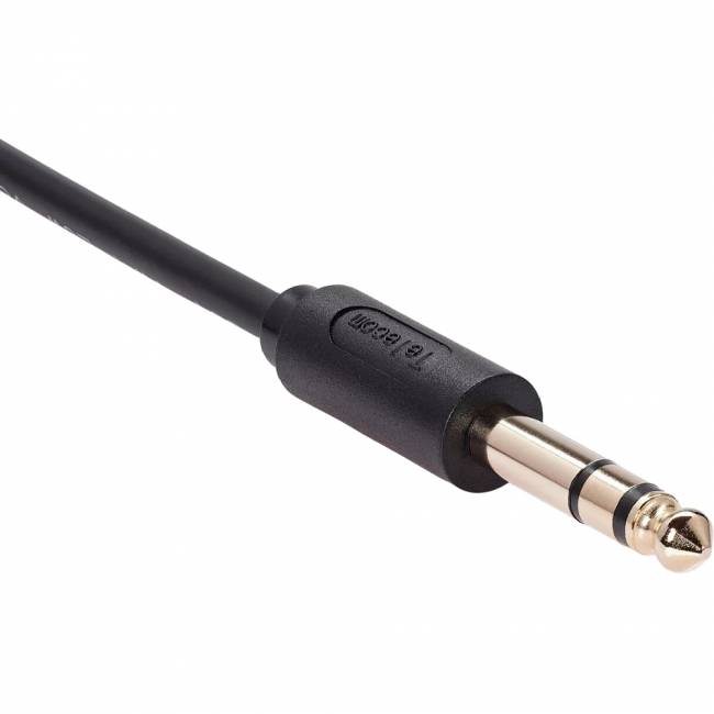 Кабель-адаптер  3.5ST(M)/6.35 ST(M), 1.5м, Telecom PRO <TAV6165-1.5M> Адаптер-переходник Telecom jack 6.35 mm M/Jack 3.5 mm M (TAV6165-1.5M) — для бизнеса и офиса