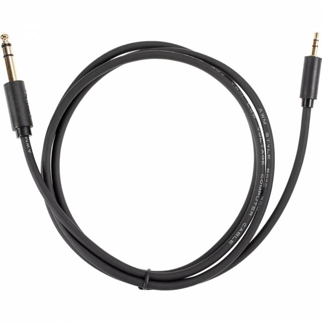 Кабель-адаптер  3.5ST(M)/6.35 ST(M), 1.5м, Telecom PRO <TAV6165-1.5M> Адаптер-переходник Telecom jack 6.35 mm M/Jack 3.5 mm M (TAV6165-1.5M) — для бизнеса и офиса