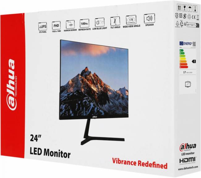 Монитор Dahua DHI-LM24-B201S — для бизнеса и офиса Монитор Dahua DHI-LM24-B201S — для бизнеса и офиса