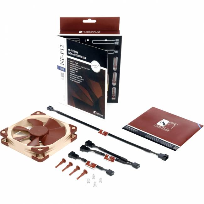 Кулер для корпуса Noctua NF-F12 PWM — для бизнеса и офиса Кулер для корпуса Noctua NF-F12 PWM — для бизнеса и офиса