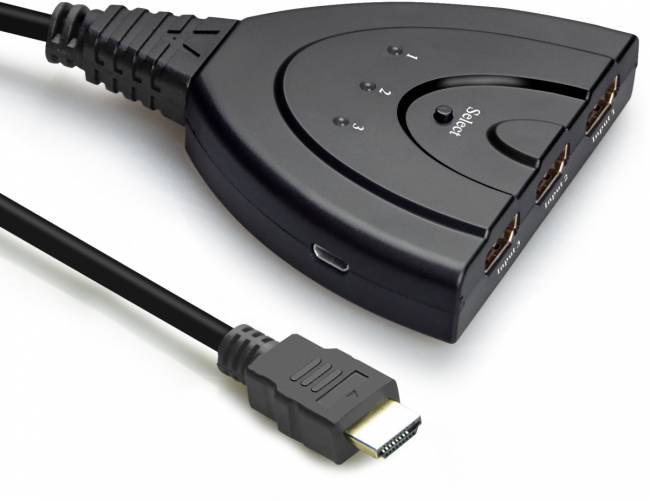 Переключатель HDMI 3 x 1 Greenline, 1080p 60Hz, USB доп питание, GL-v301CP Greenconnect HDMI (m) - 3 x HDMI (f) — для бизнеса и офиса Переключатель HDMI 3 x 1 Greenline, 1080p 60Hz, USB доп питание, GL-v301CP Greenconnect HDMI (m) - 3 x HDMI (f) — для бизнеса и офиса