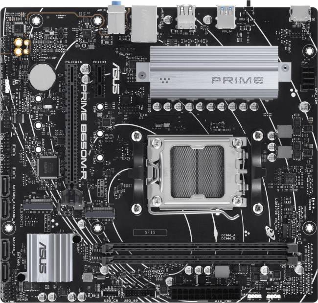 Материнская плата ASUS PRIME B650M-R — для бизнеса и офиса Материнская плата ASUS PRIME B650M-R — для бизнеса и офиса