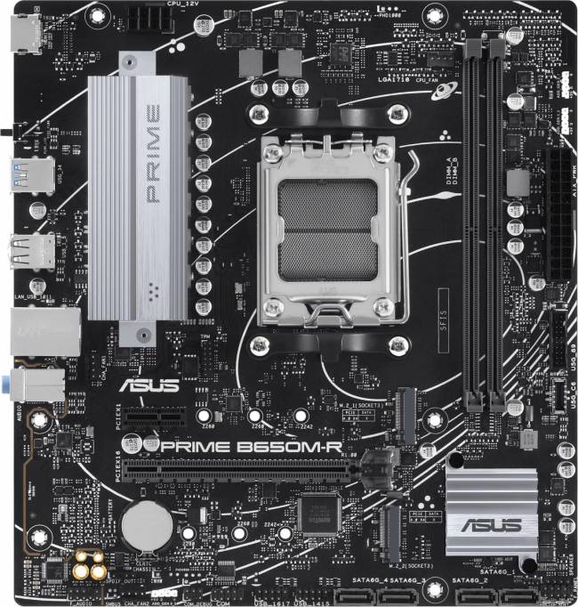 Материнская плата ASUS PRIME B650M-R — для бизнеса и офиса Материнская плата ASUS PRIME B650M-R — для бизнеса и офиса