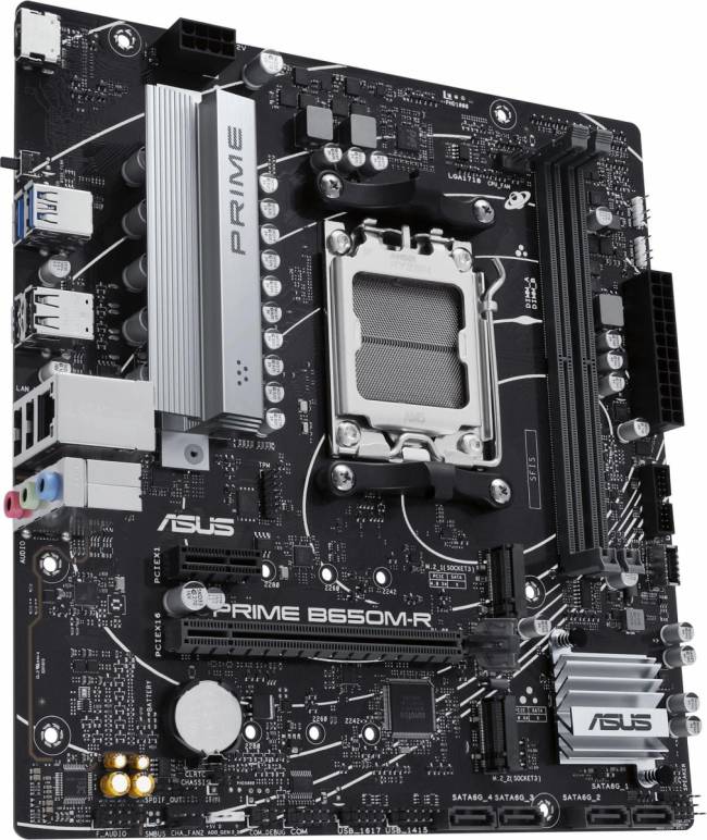 Материнская плата ASUS PRIME B650M-R — для бизнеса и офиса Материнская плата ASUS PRIME B650M-R — для бизнеса и офиса