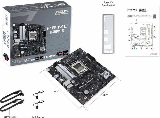 Материнская плата ASUS PRIME B650M-R — для бизнеса и офиса Материнская плата ASUS PRIME B650M-R — для бизнеса и офиса