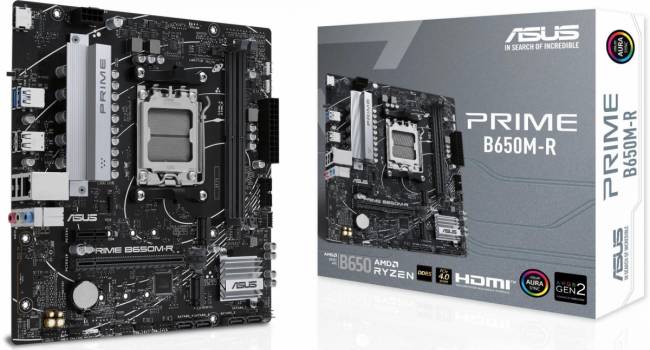 Материнская плата ASUS PRIME B650M-R — для бизнеса и офиса Материнская плата ASUS PRIME B650M-R — для бизнеса и офиса