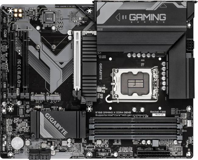 Материнская плата Gigabyte B760 GAMING X D4 GEN5 — для бизнеса и офиса Материнская плата Gigabyte B760 GAMING X D4 GEN5 — для бизнеса и офиса