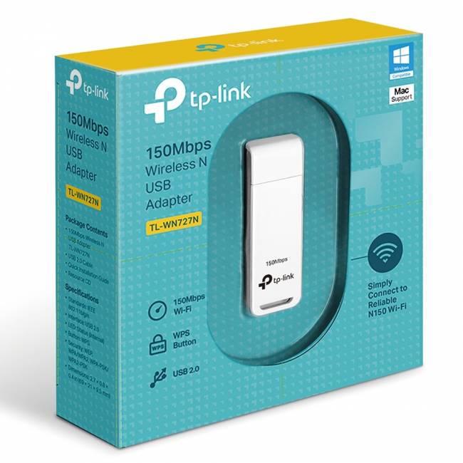 Адаптер Wi-Fi TP-Link TL-WN727N — для бизнеса и офиса