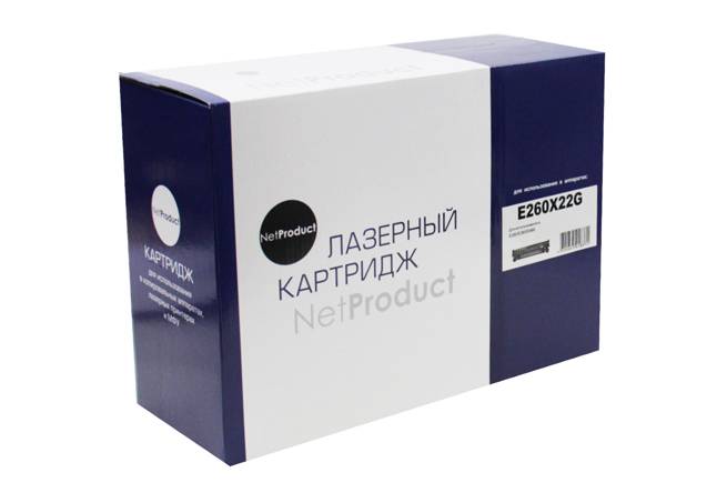 Драм-юнит NetProduct (N-E260X22G) для Lexmark E260/E360/E460, 30K — для бизнеса и офиса Драм-юнит NetProduct (N-E260X22G) для Lexmark E260/E360/E460, 30K — для бизнеса и офиса