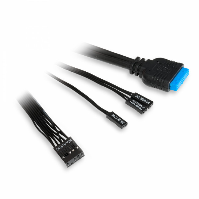 Корпус без блока питания HSPD M510-TGBK-ARGB — для бизнеса и офиса