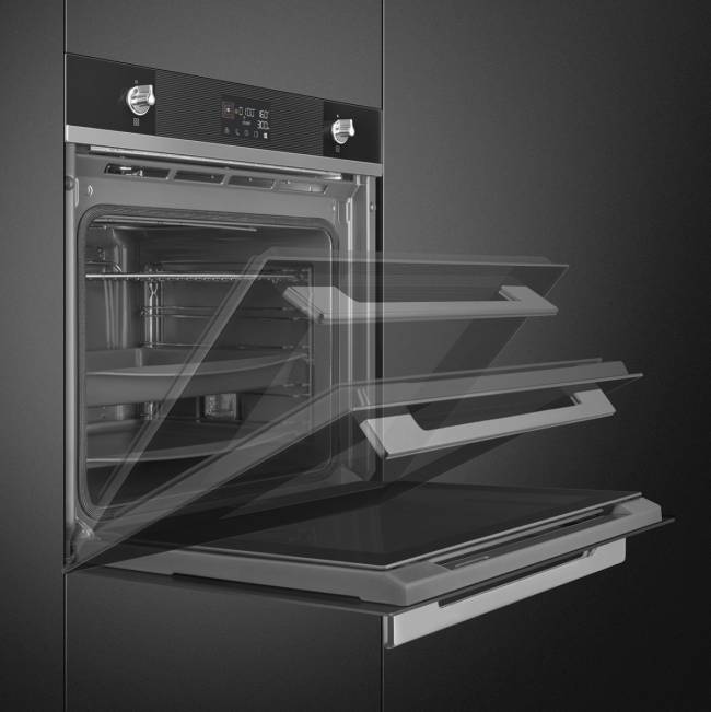 Встраиваемая электрическая духовка SMEG SMEG Linea SOP6102TN — для бизнеса и офиса Встраиваемая электрическая духовка SMEG SMEG Linea SOP6102TN — для бизнеса и офиса