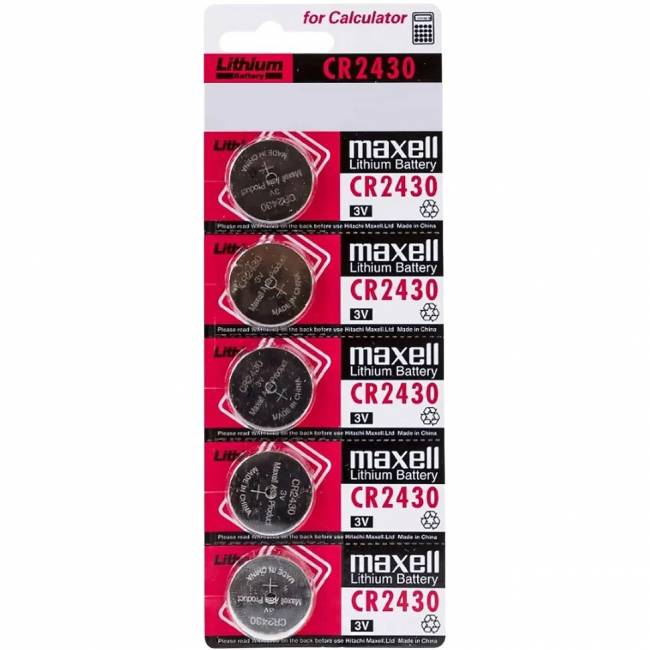 Э\п Maxell CR2430 BL5 — для бизнеса и офиса Э\п Maxell CR2430 BL5 — для бизнеса и офиса