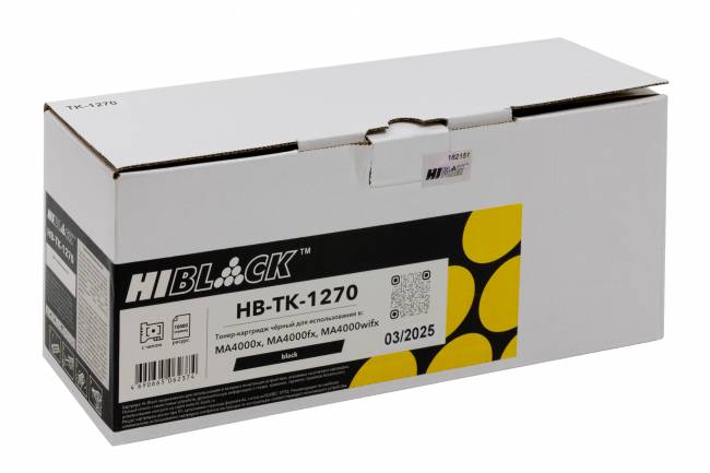Тонер-картридж Hi-Black (HB-TK-1270) для Kyocera MA4000x/MA4000fx/MA4000wifx, 10K — для бизнеса и офиса Тонер-картридж Hi-Black (HB-TK-1270) для Kyocera MA4000x/MA4000fx/MA4000wifx, 10K — для бизнеса и офиса