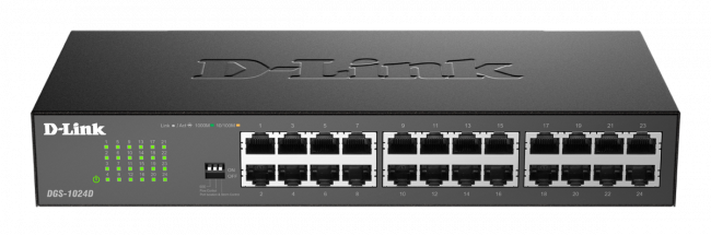 Коммутатор D-Link DGS-1024D/J1A — для бизнеса и офиса