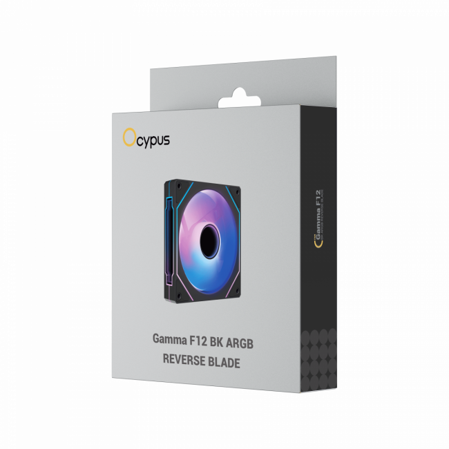 Кулер для корпуса Ocypus Gamma-F12-BK1AM01X-GL — для бизнеса и офиса
