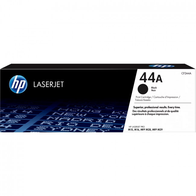 Тонер-картридж HP 44A Black Original LaserJet Toner Cartridge (CF244A) — для бизнеса и офиса Тонер-картридж HP 44A Black Original LaserJet Toner Cartridge (CF244A) — для бизнеса и офиса