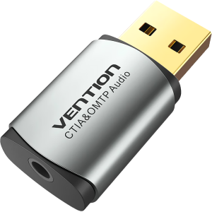 Внешняя звуковая карта Vention USB Серая Vention CDLH0 Внешняя звуковая карта Vention USB Серая Vention CDLH0