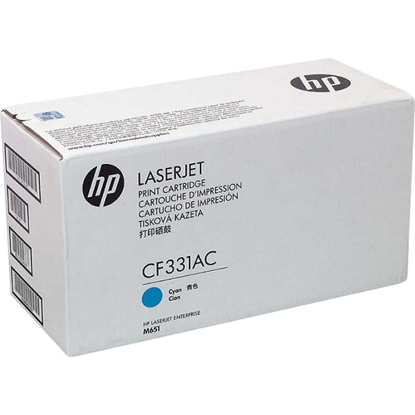 Тонер-картридж HP 654A Cyan LaserJet Contract Toner Cartridge (CF331AC) — для бизнеса и офиса