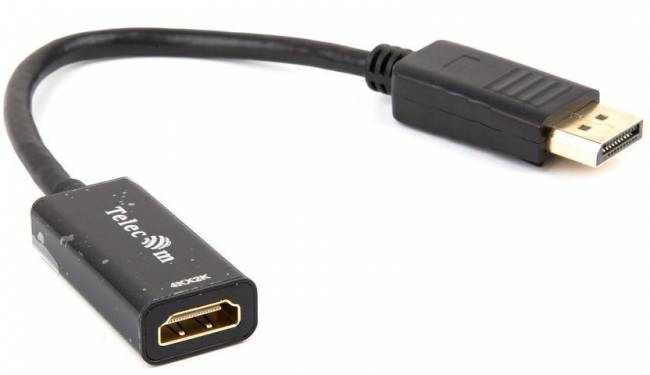 Кабель-переходник DP --> HDMI-F 4K@30Hz 0.2m , Telecom (TA801) Telecom DisplayPort (m) to HDMI (f) — для бизнеса и офиса Кабель-переходник DP --> HDMI-F 4K@30Hz 0.2m , Telecom (TA801) Telecom DisplayPort (m) to HDMI (f) — для бизнеса и офиса