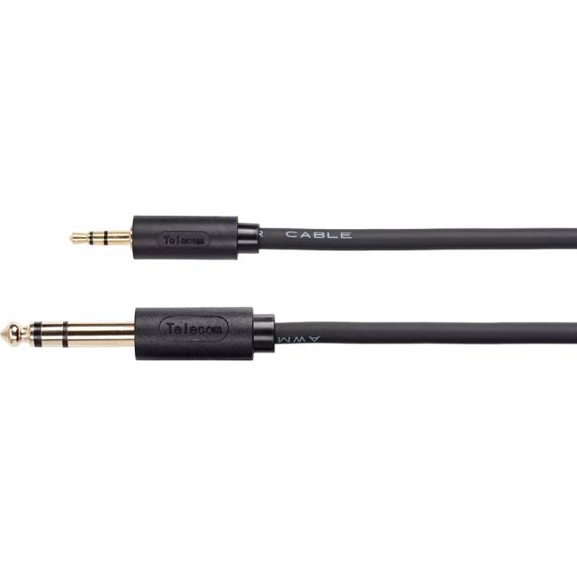 Кабель-адаптер 3.5ST(M)/6.35 ST(M), 3м, Telecom PRO <TAV6165-3M> Адаптер-переходник Telecom jack 6.35 mm M/Jack 3.5 mm M (TAV6165-3M) — для бизнеса и офиса Кабель-адаптер 3.5ST(M)/6.35 ST(M), 3м, Telecom PRO <TAV6165-3M> Адаптер-переходник Telecom jack 6.35 mm M/Jack 3.5 mm M (TAV6165-3M) — для бизнеса и офиса