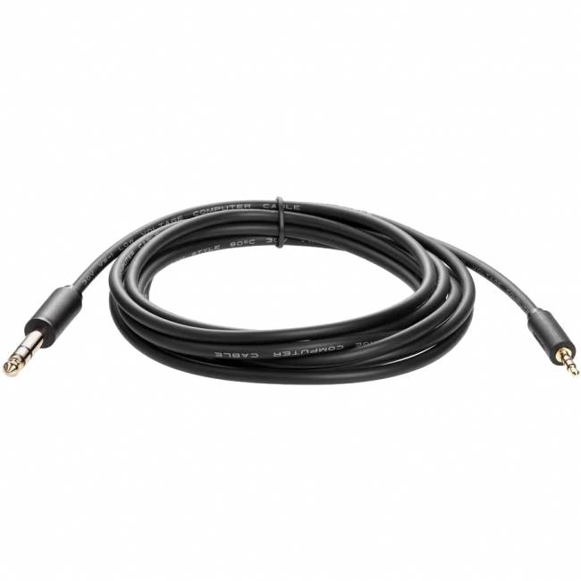 Кабель-адаптер 3.5ST(M)/6.35 ST(M), 3м, Telecom PRO <TAV6165-3M> Адаптер-переходник Telecom jack 6.35 mm M/Jack 3.5 mm M (TAV6165-3M) — для бизнеса и офиса Кабель-адаптер 3.5ST(M)/6.35 ST(M), 3м, Telecom PRO <TAV6165-3M> Адаптер-переходник Telecom jack 6.35 mm M/Jack 3.5 mm M (TAV6165-3M) — для бизнеса и офиса