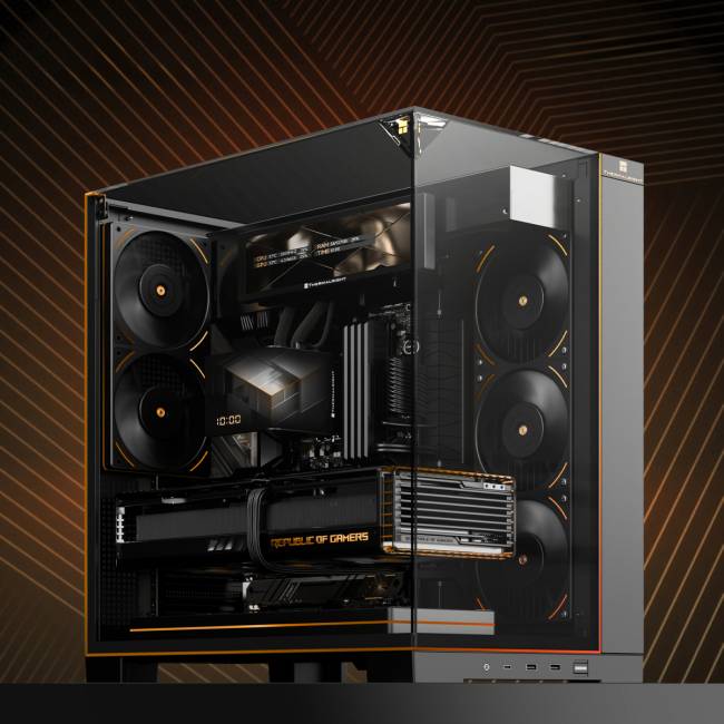 Корпус без блока питания Thermalright A70 Vision Black — для бизнеса и офиса Корпус без блока питания Thermalright A70 Vision Black — для бизнеса и офиса