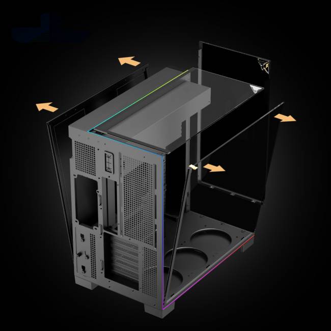 Корпус без блока питания Thermalright A70 Vision Black — для бизнеса и офиса Корпус без блока питания Thermalright A70 Vision Black — для бизнеса и офиса