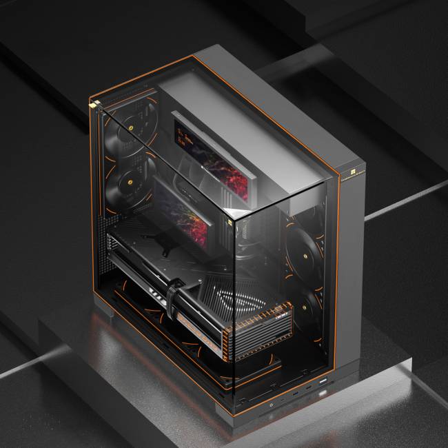 Корпус без блока питания Thermalright A70 Vision Black — для бизнеса и офиса Корпус без блока питания Thermalright A70 Vision Black — для бизнеса и офиса