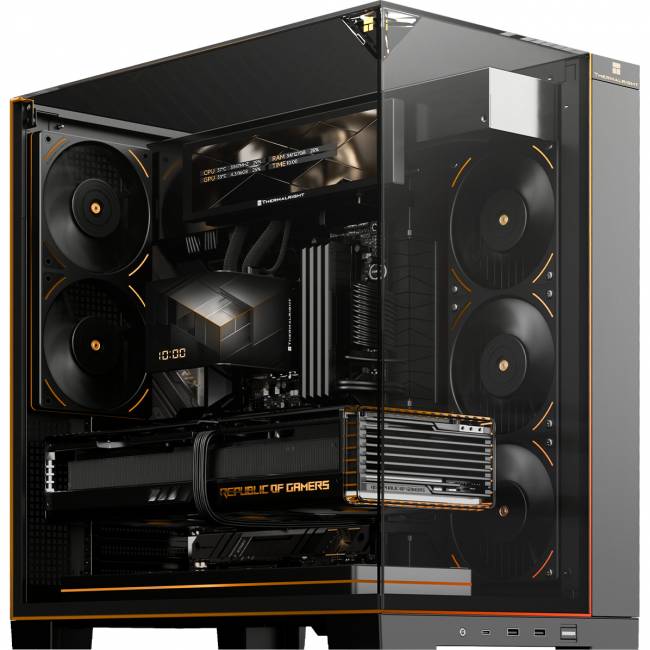 Корпус без блока питания Thermalright A70 Vision Black — для бизнеса и офиса Корпус без блока питания Thermalright A70 Vision Black — для бизнеса и офиса