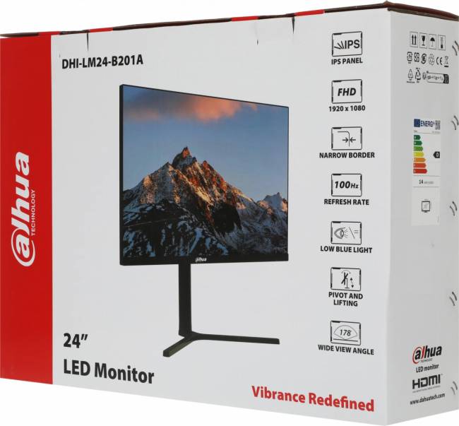 Монитор Dahua DHI-LM24-B201A — для бизнеса и офиса Монитор Dahua DHI-LM24-B201A — для бизнеса и офиса