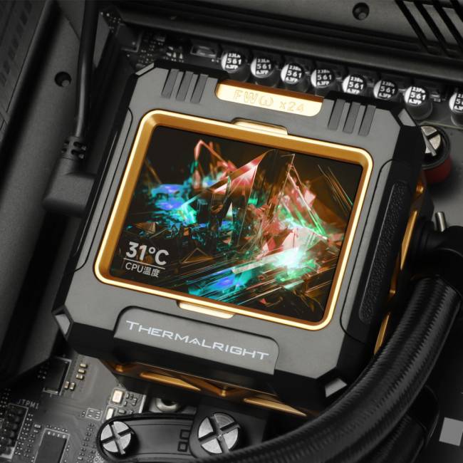 Водяное охлаждение для процессора Thermalright Frozen Warframe 420 ARGB Black — для бизнеса и офиса Водяное охлаждение для процессора Thermalright Frozen Warframe 420 ARGB Black — для бизнеса и офиса