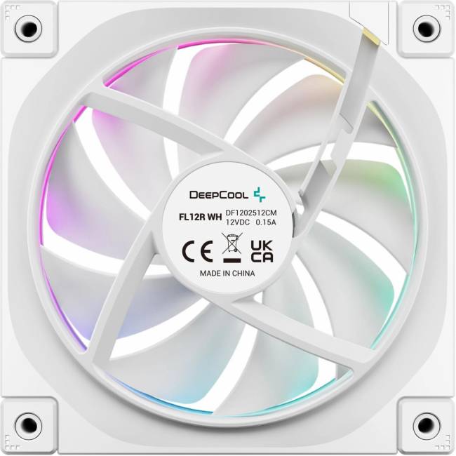 Вентилятор для корпуса Deepcool R-FL12R-WHAPN1-G — для бизнеса и офиса Вентилятор для корпуса Deepcool R-FL12R-WHAPN1-G — для бизнеса и офиса