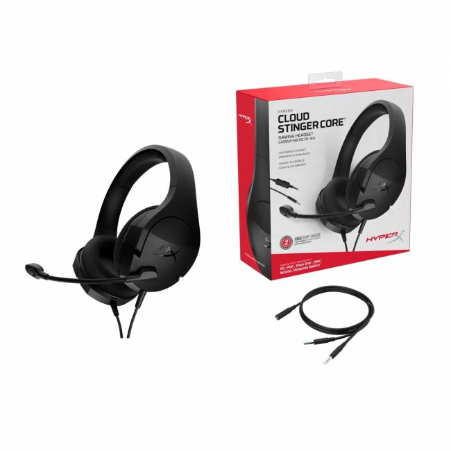 Гарнитура игровая HP HyperX Cloud Stinger Core PC (HX-HSCSC2-BK/WW) (4P4F4AA) — для бизнеса и офиса