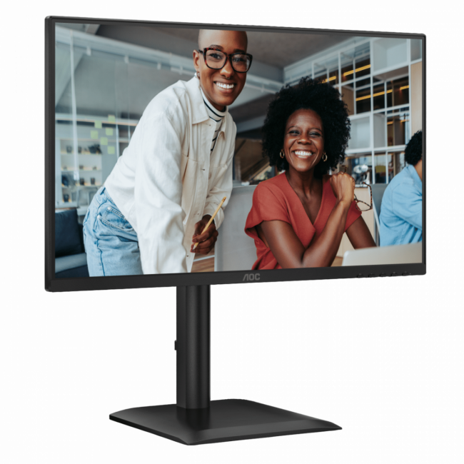 Монитор AOC 24E4U 23.8" 1920x1080, IPS, 200Hz, 80M:1, 300cd, 4 ms, HDMI 1.4, DisplayPort 1.2, 4*USB, Speakers, Height adj 150, pivot, VESA 100, 3Y, White/Silver Монитор AOC 24E4U — для бизнеса и офиса Монитор AOC 24E4U 23.8" 1920x1080, IPS, 200Hz, 80M:1, 300cd, 4 ms, HDMI 1.4, DisplayPort 1.2, 4*USB, Speakers, Height adj 150, pivot, VESA 100, 3Y, White/Silver Монитор AOC 24E4U — для бизнеса и офиса
