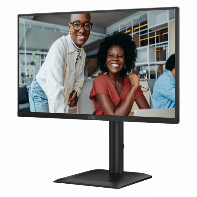 Монитор AOC 24E4U 23.8" 1920x1080, IPS, 200Hz, 80M:1, 300cd, 4 ms, HDMI 1.4, DisplayPort 1.2, 4*USB, Speakers, Height adj 150, pivot, VESA 100, 3Y, White/Silver Монитор AOC 24E4U — для бизнеса и офиса Монитор AOC 24E4U 23.8" 1920x1080, IPS, 200Hz, 80M:1, 300cd, 4 ms, HDMI 1.4, DisplayPort 1.2, 4*USB, Speakers, Height adj 150, pivot, VESA 100, 3Y, White/Silver Монитор AOC 24E4U — для бизнеса и офиса