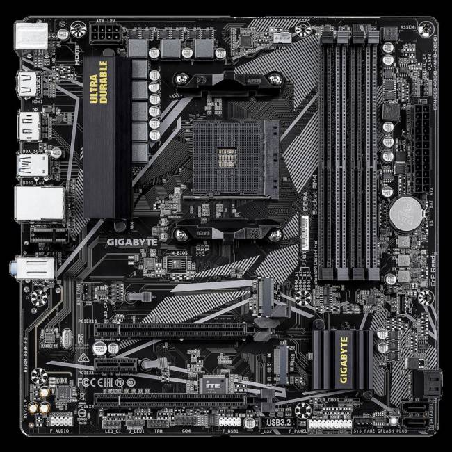 Материнская плата Gigabyte B550M DS3H R2 — для бизнеса и офиса Материнская плата Gigabyte B550M DS3H R2 — для бизнеса и офиса